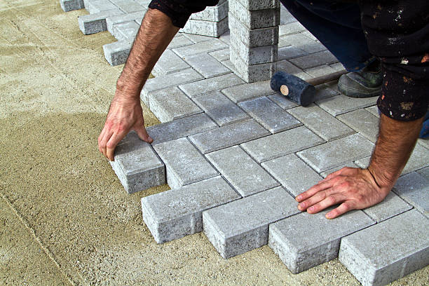 Permeable Paver Driveway in New Rockford, ND